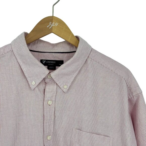 Cremieux Classics Mens Pinstripes Button Up Shirt Size XXL Preppy Cotton Work - Picture 1 of 7
